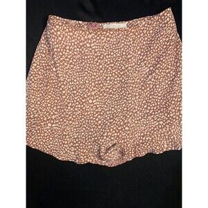 Women’s animal print Leela and Lavender skirt SZ M